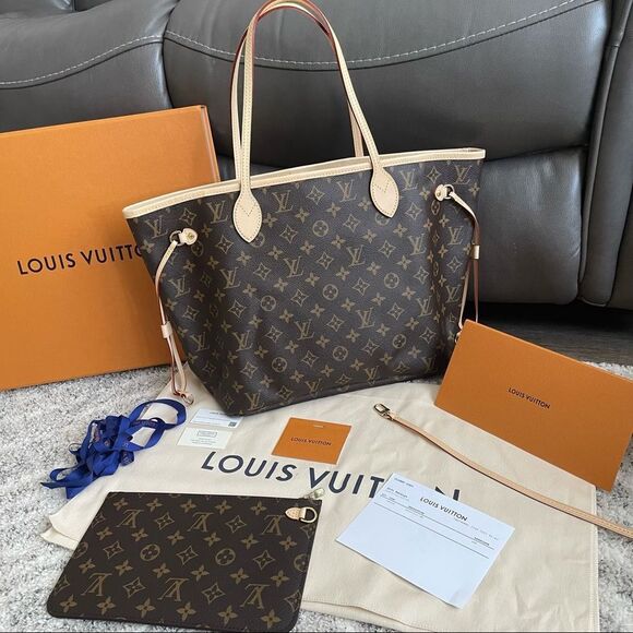 🍒2025🍒BRAND NEW LOUIS VUITTON NEVERFULL MM - Picture 1 of 14